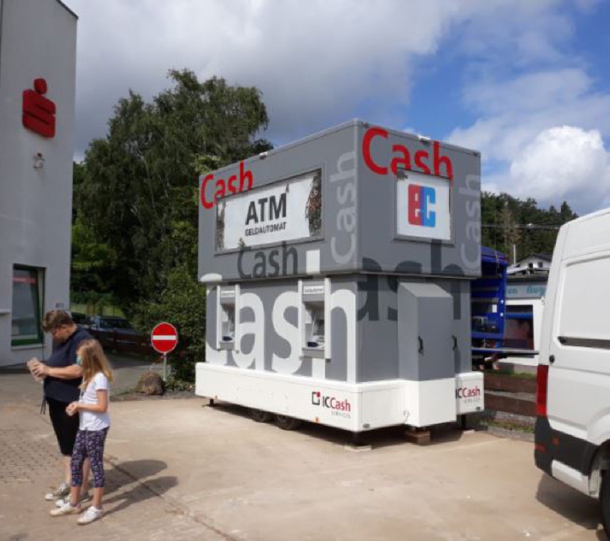 Cash Mobil im Einsatz bei der Kreissparkasse Euskirchen