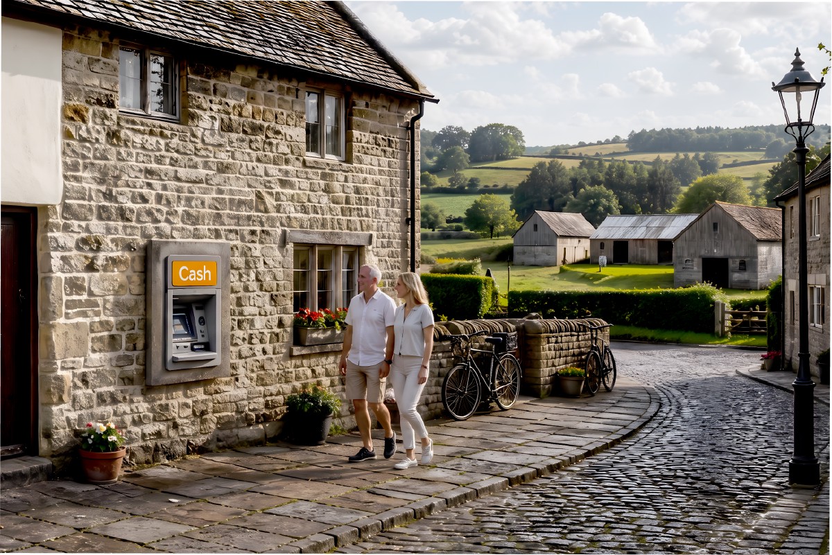 Access to an ATM in a village